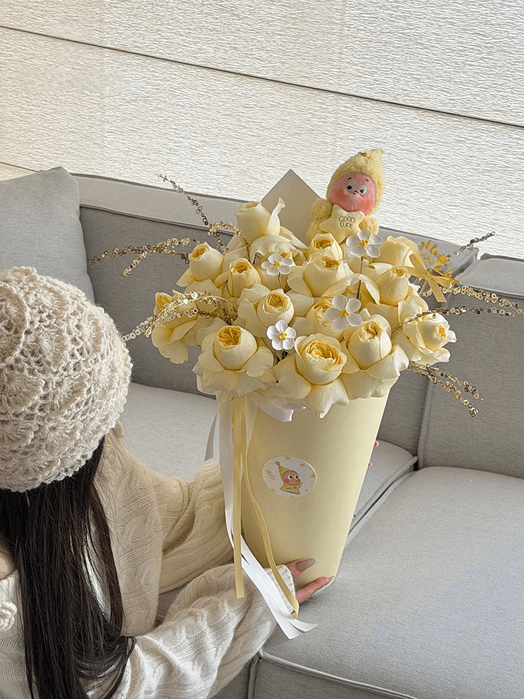 bouquet wrapping paper