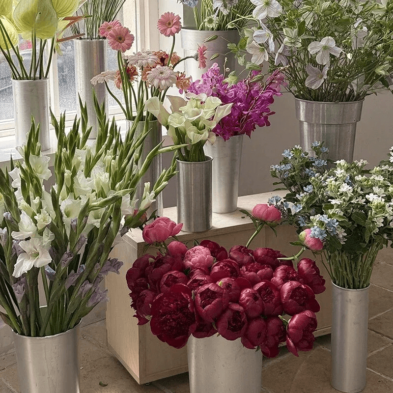 aluminum vase