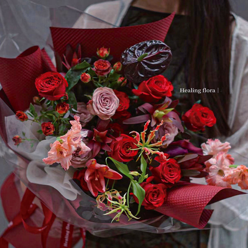 flowers in paper