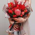 Papel de regalo para floristería con borde dorado esmerilado, 58 x 58 cm/20 hojas 