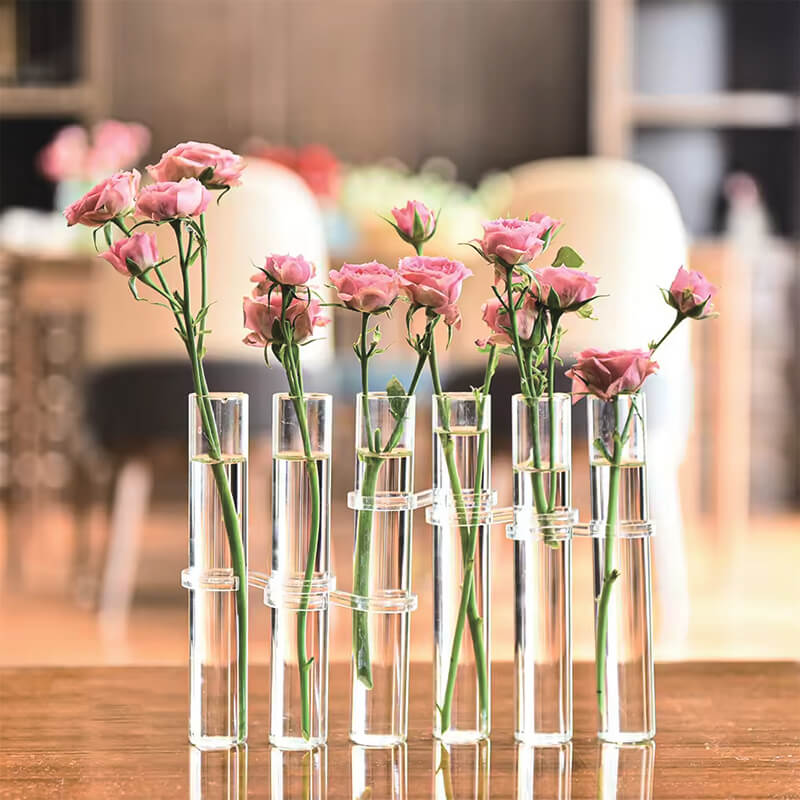 hydroponic glass vase