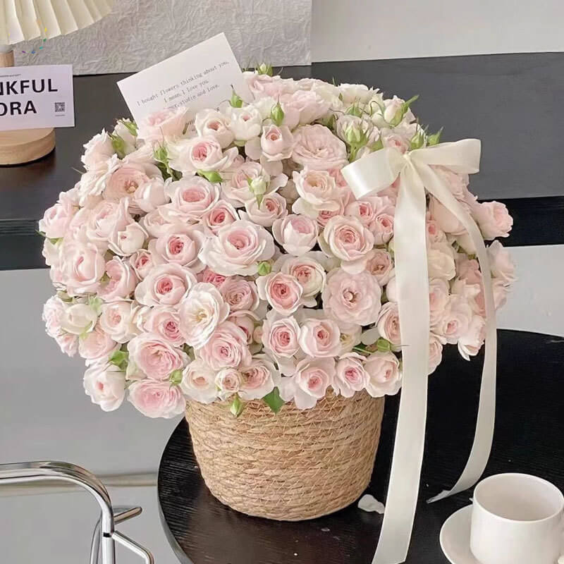 Handwoven Flower Basket