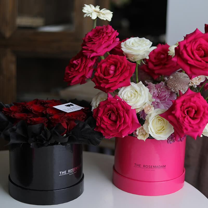 gift box flowers
