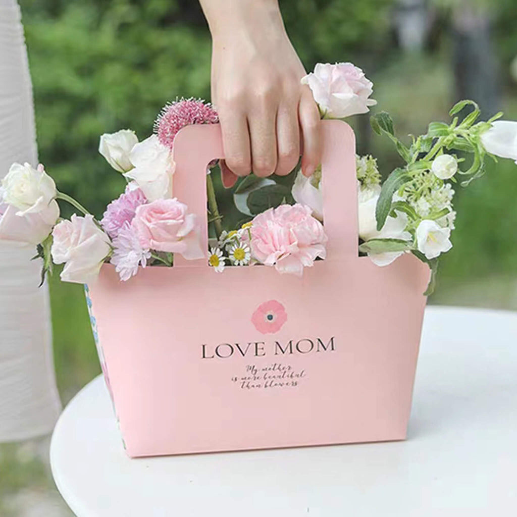 Flower Paper Bag For Mother's Day