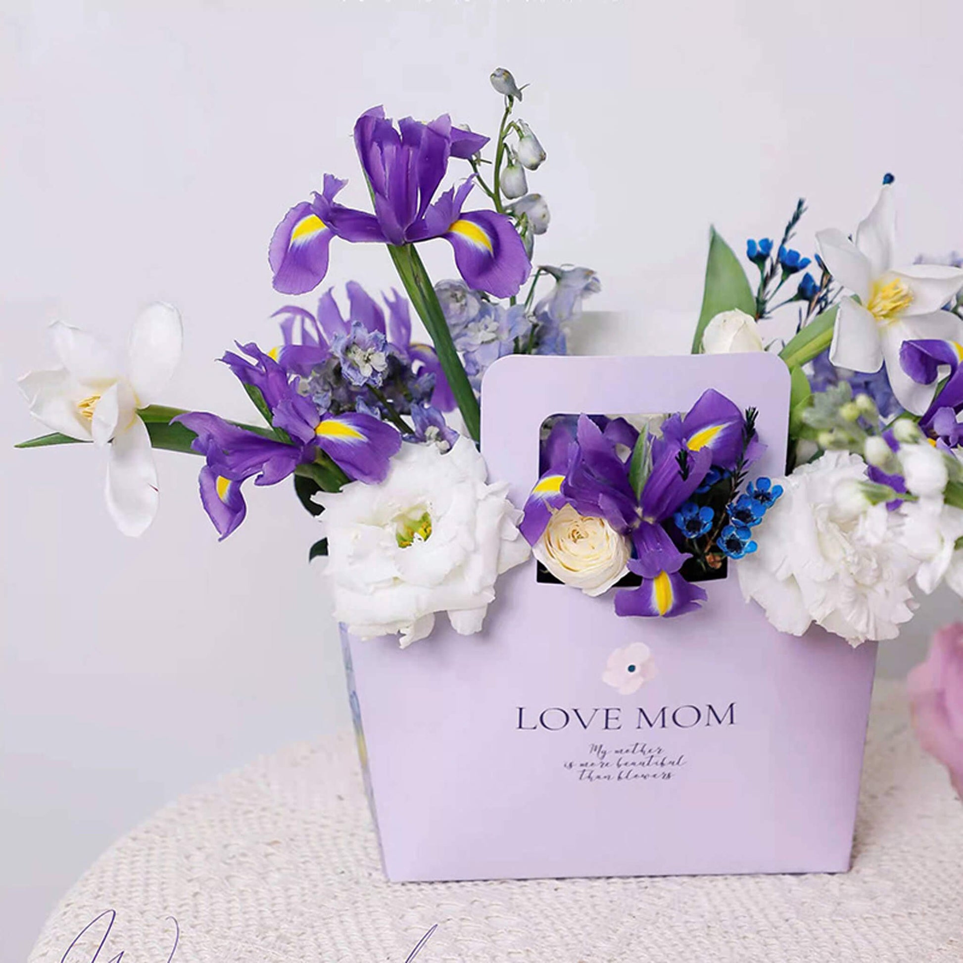 Flower Paper Bag For Mother's Day