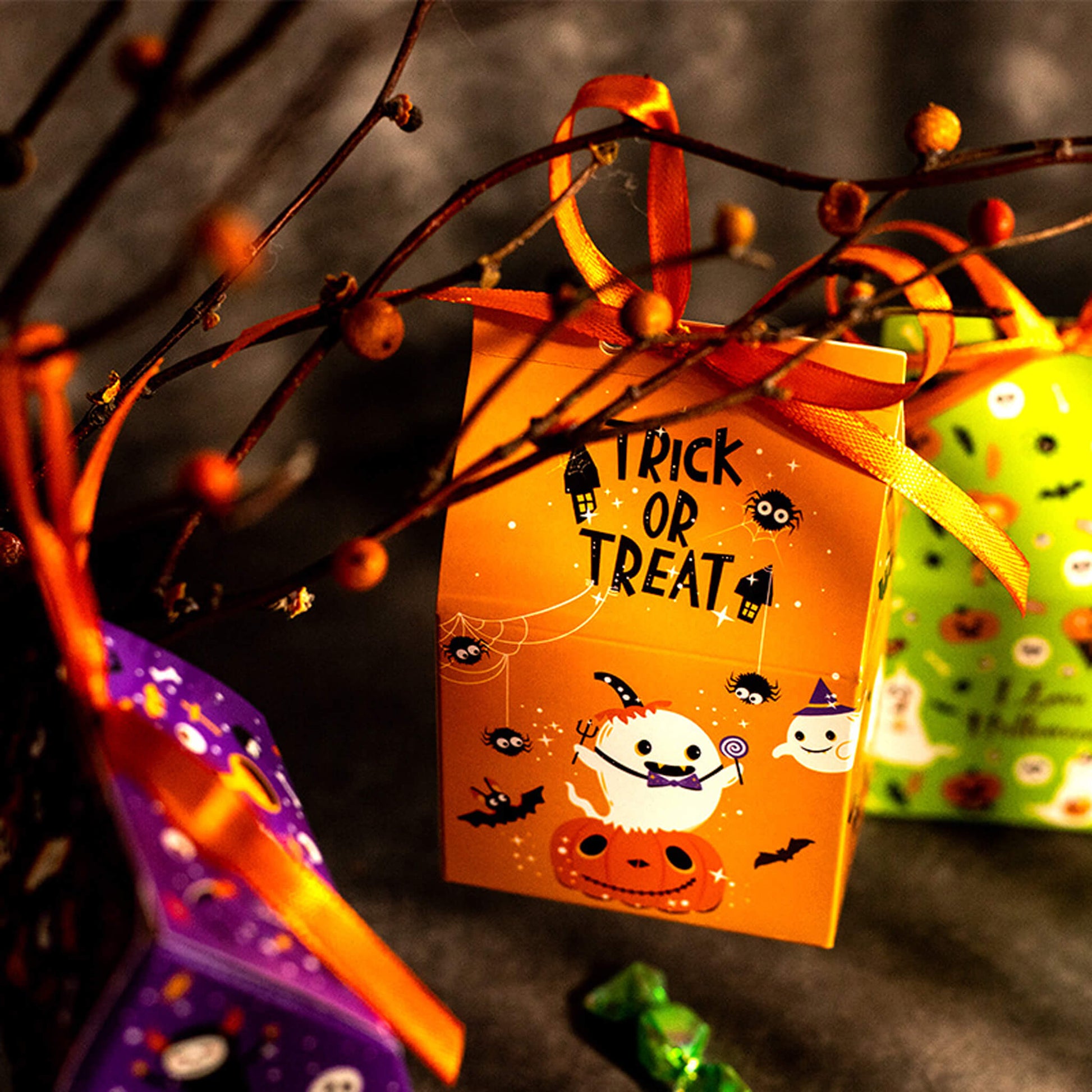 Halloween Kids Party Gift Box Gift Box 12 Patterns