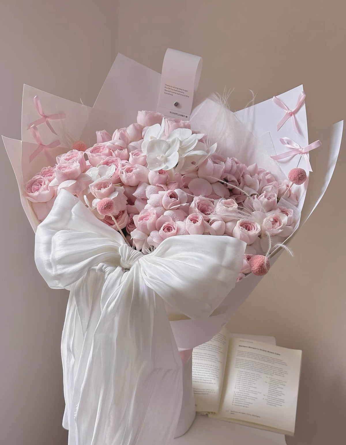 Waterproof Brown Kraft Floral Wrapping Paper Sheet for Bouquets