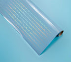 20 Sheets Laser Flower Wrapping Paper