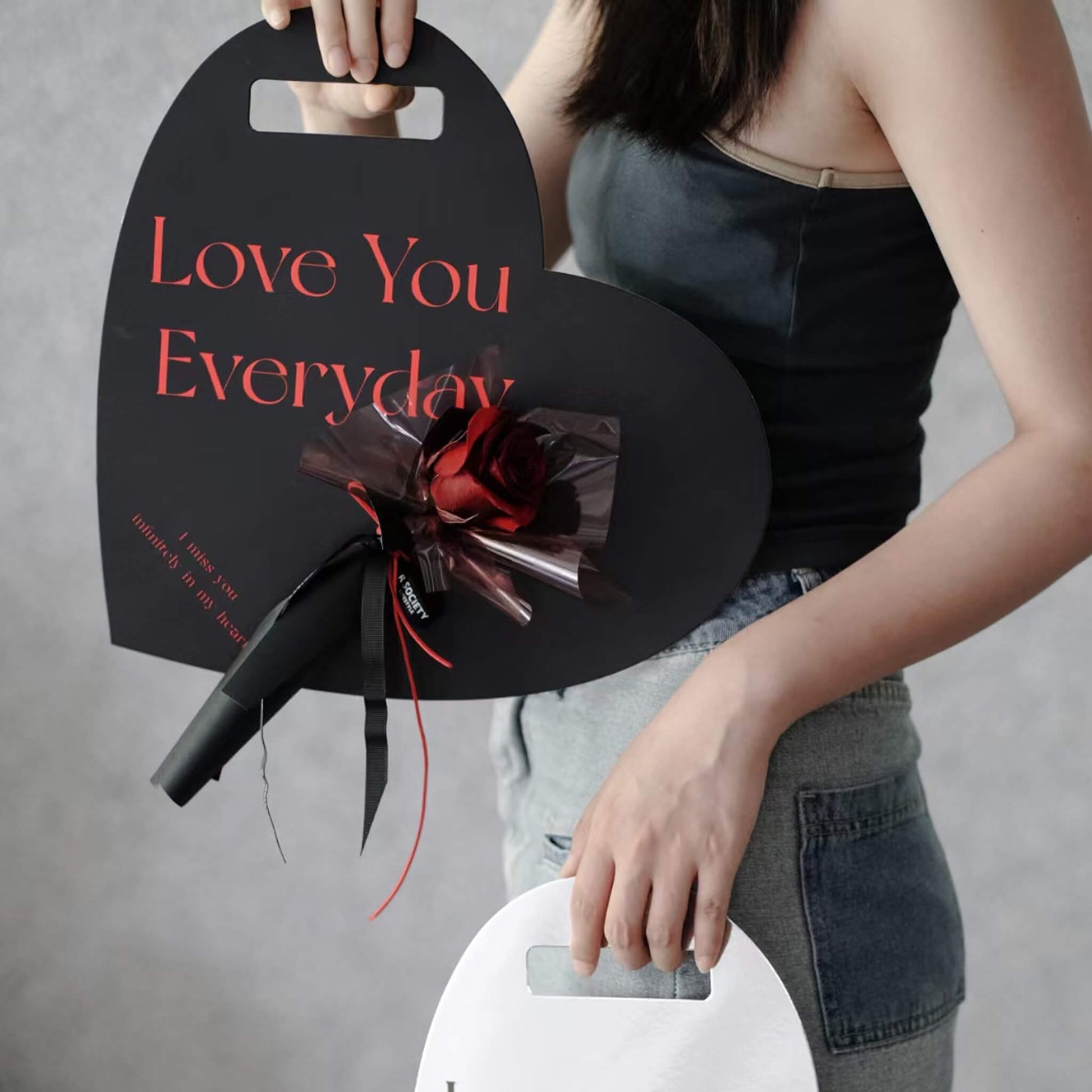 Heart Shaped Paper Flowers Arrangements