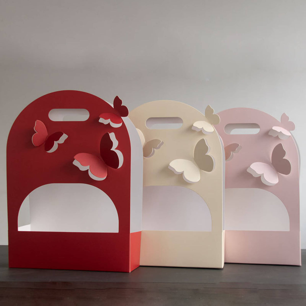 10 bolsas de papel para flores