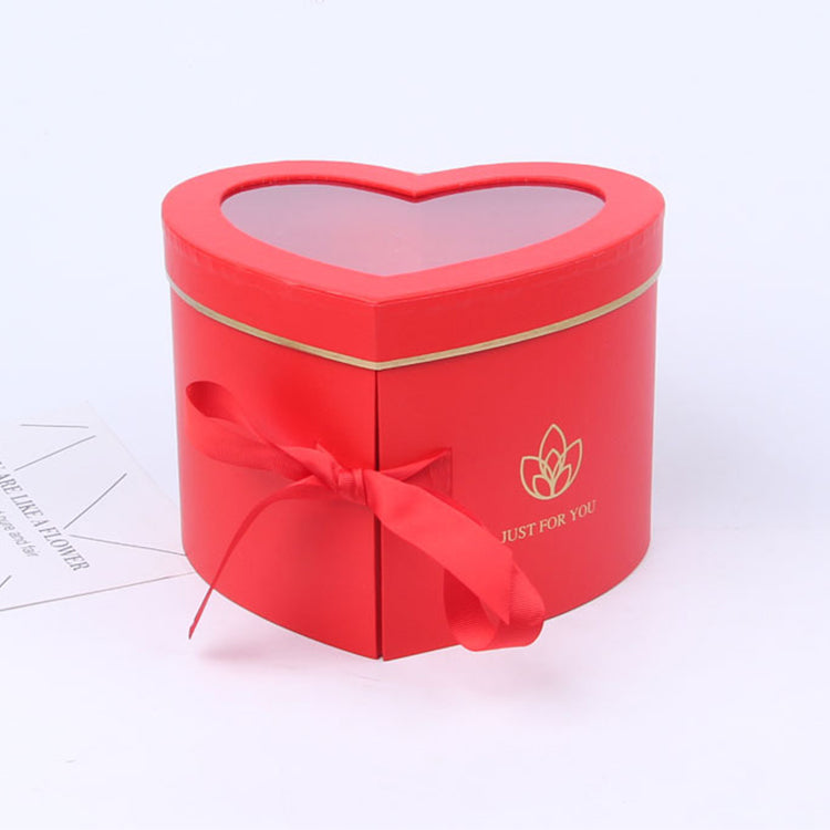 Red two tier heart box