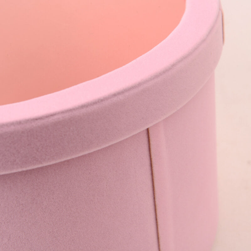 Velvet Round Rose Flower Boxes for Luxury Arrangements