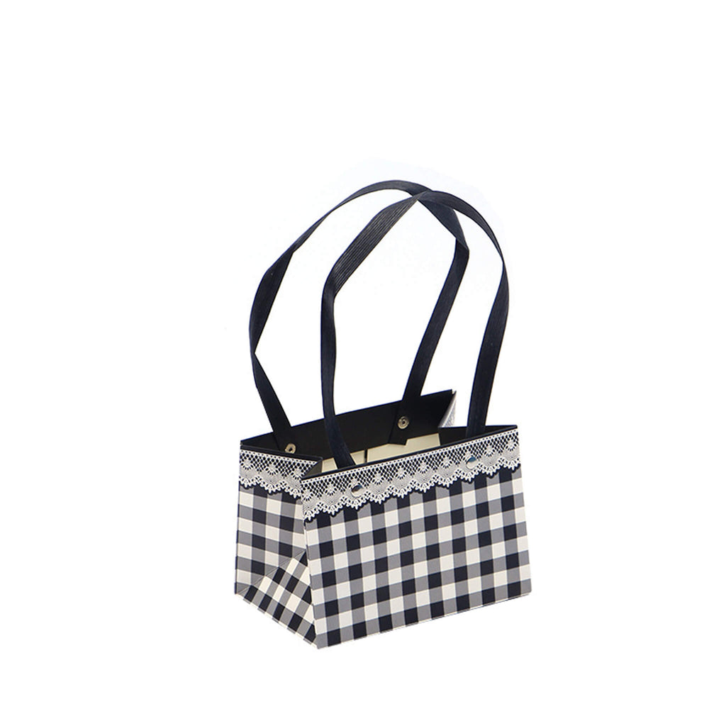 Elegant Flower Packaging Gift Paper Bag with Handles