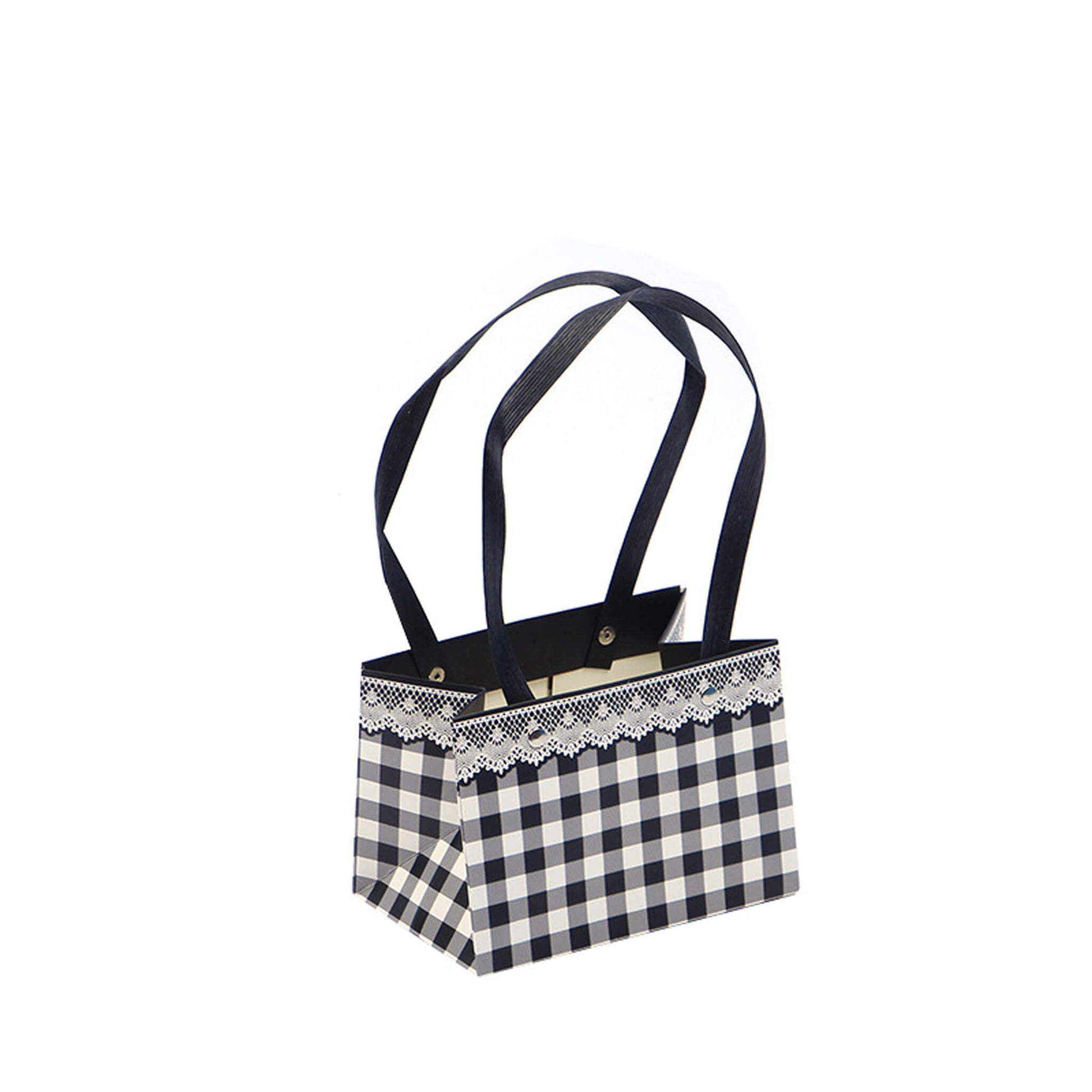 Elegant Flower Packaging Gift Paper Bag with Handles