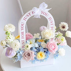 10 bolsas de papel con flores Just For You