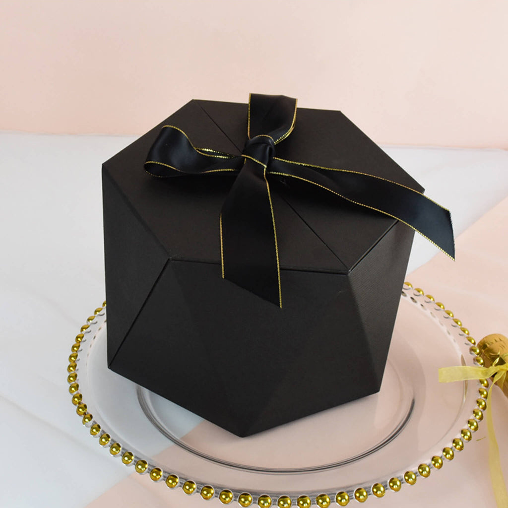 black hexagon shape