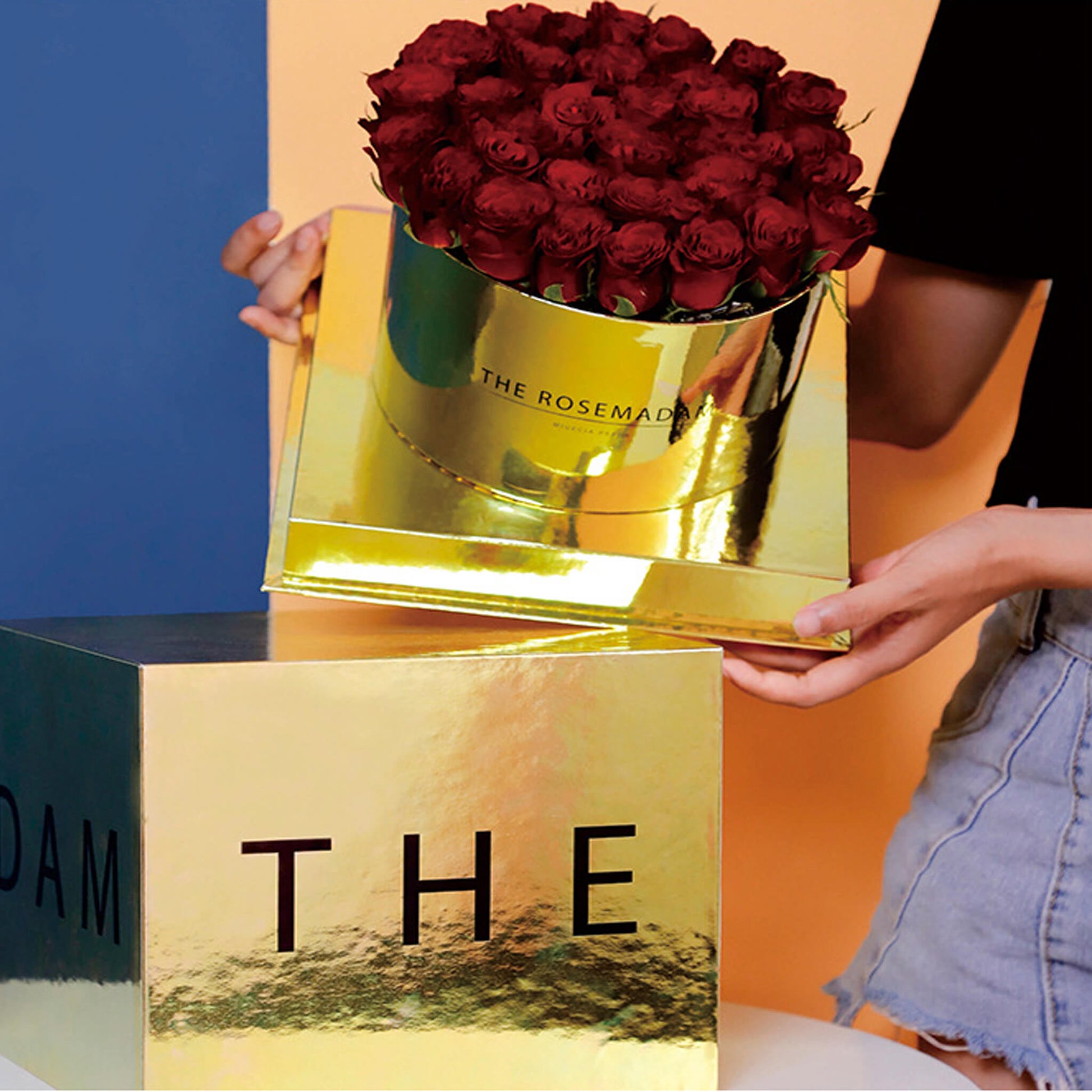 flowers in a box