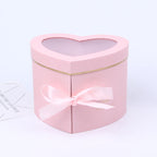 Pink two tier heart box