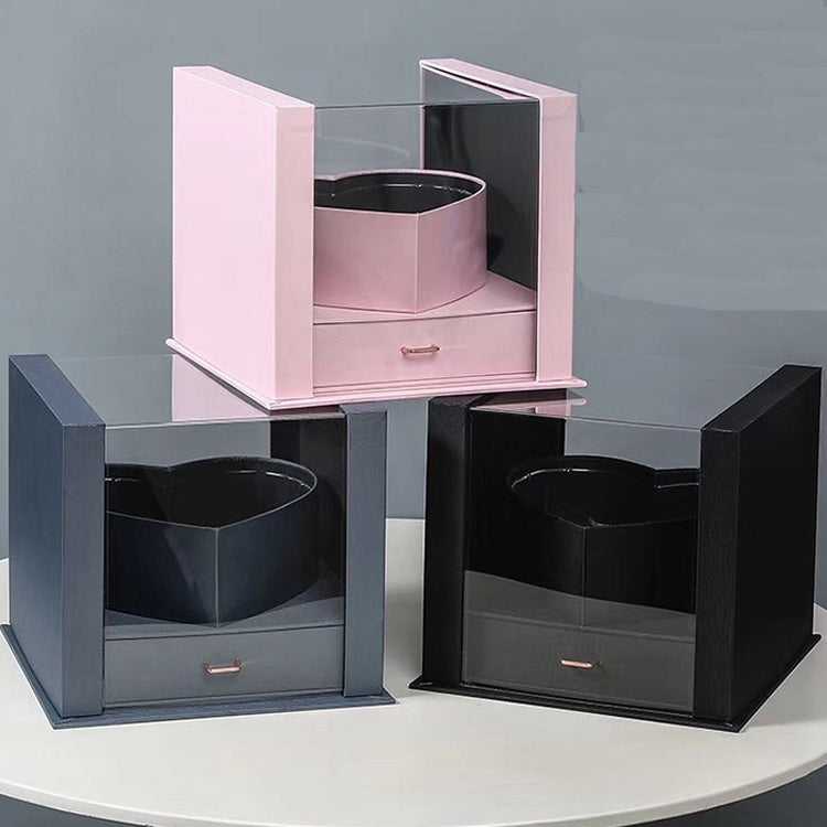 2 tier heart shaped box