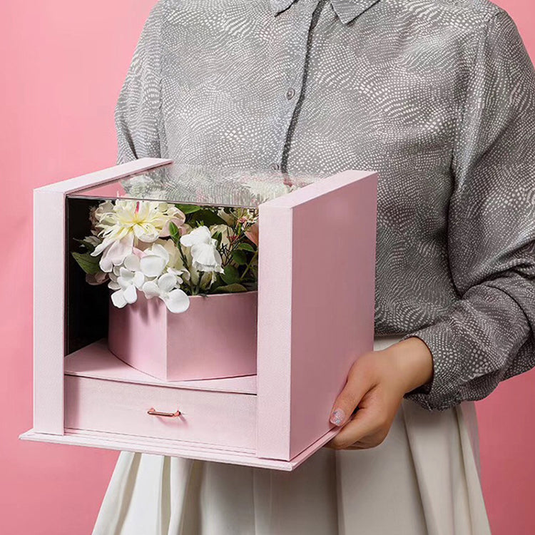 two tier heart box
