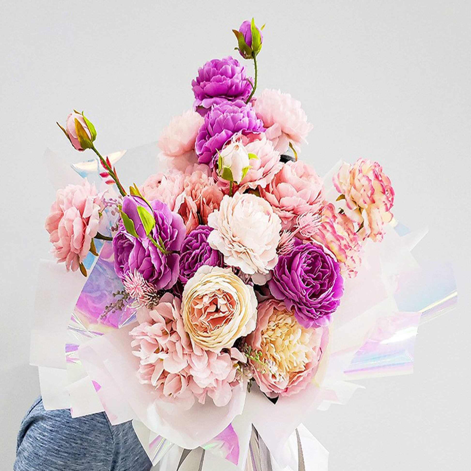 paper wrapped bouquet
