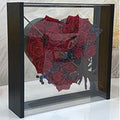 Acrylic Heart Shaped Window Rose Flower Boxes