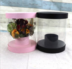 round flower gift box