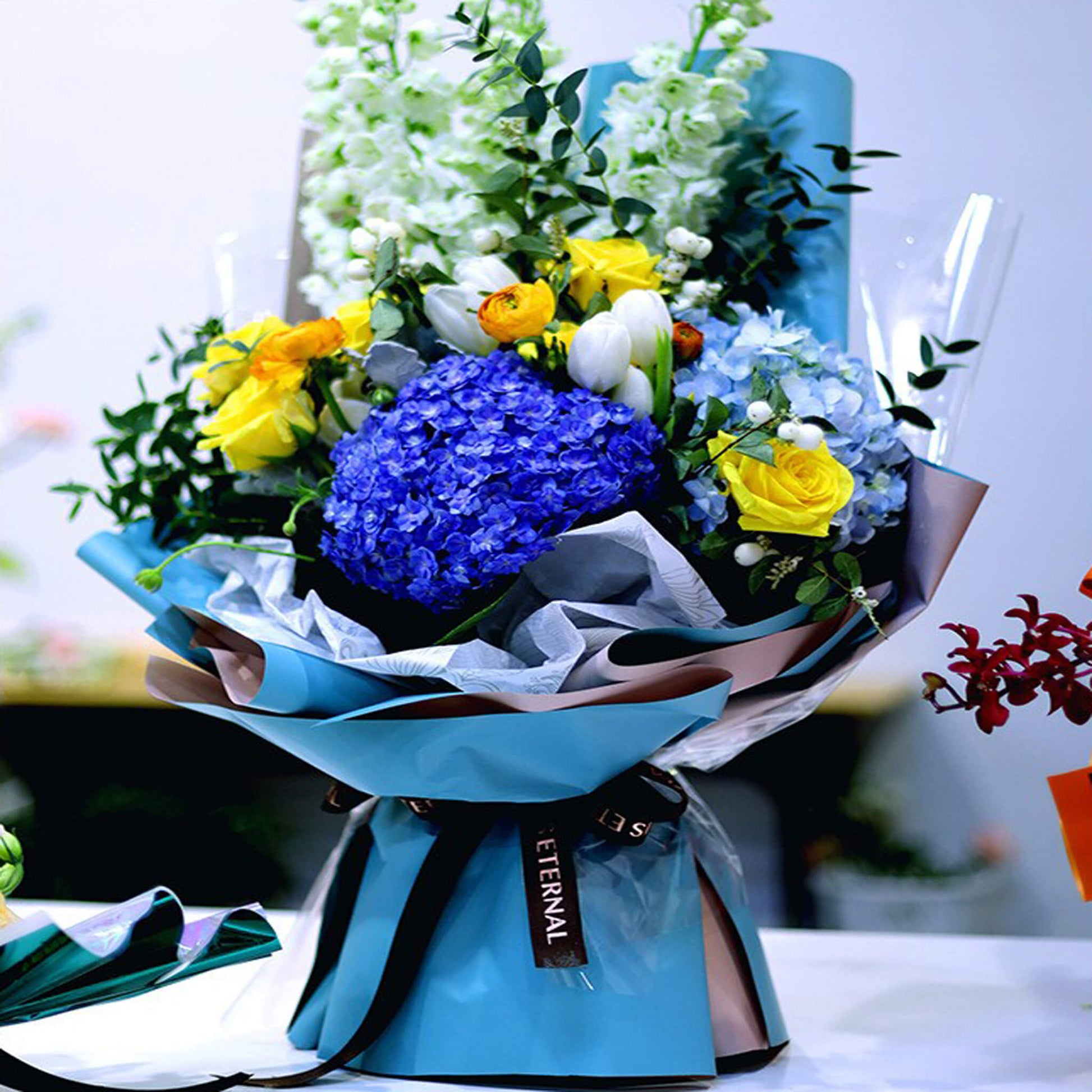 where to buy flower bouquet wrapping paper
