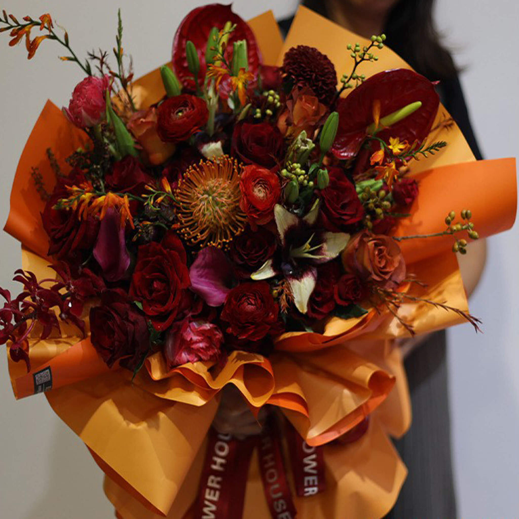 flower paper bouquet
