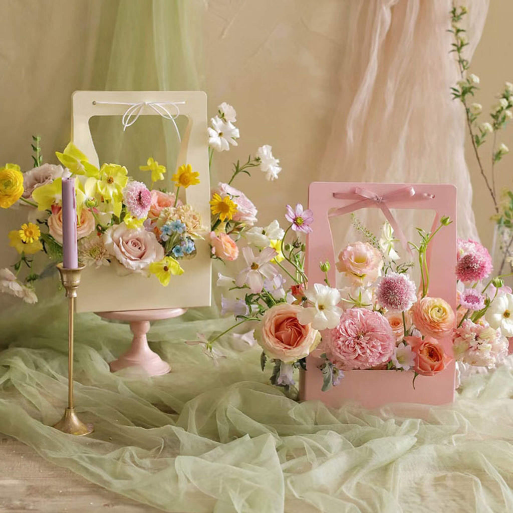 10pcs Flower Rose Bouquet Arrangement Paper Bags