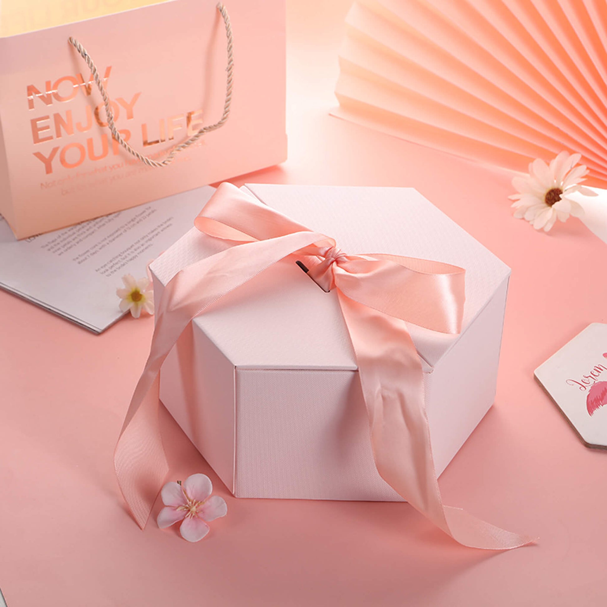 pink hexagon