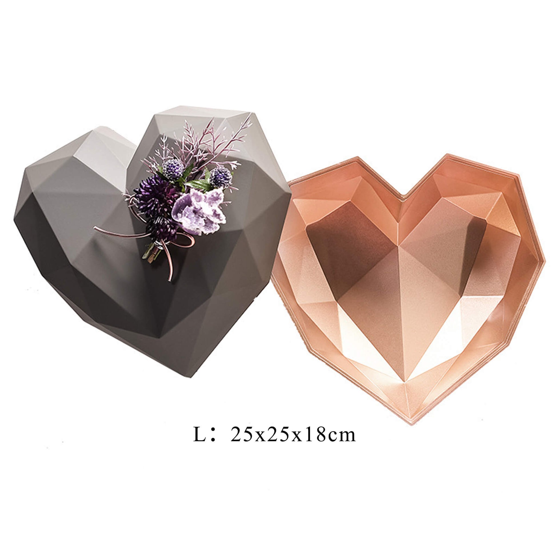 heart shaped boxes for flowers