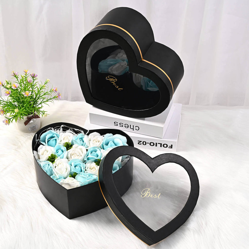 heart flower box