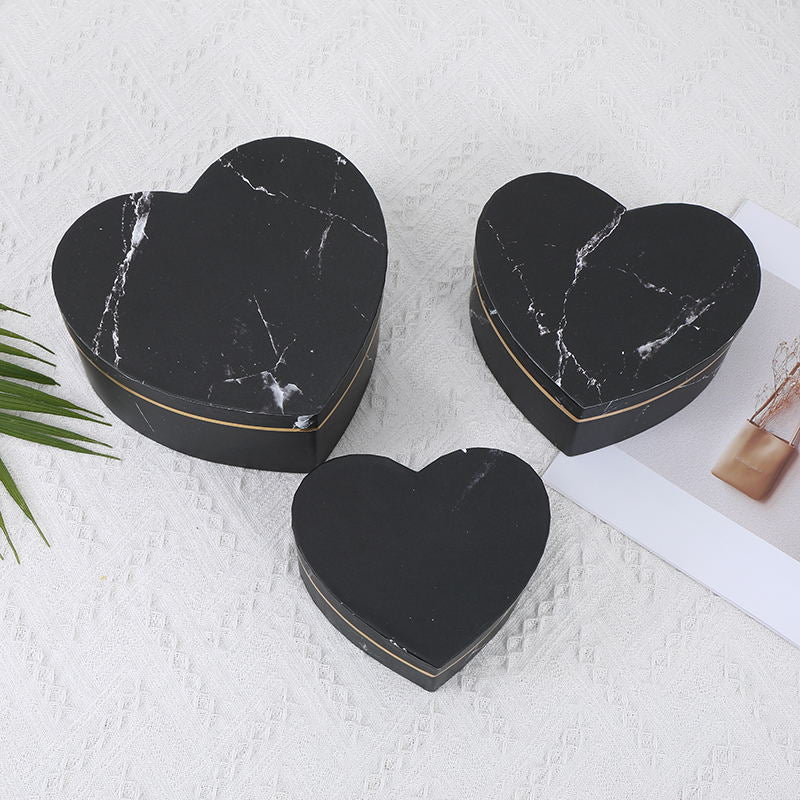 Marble heart shaped box