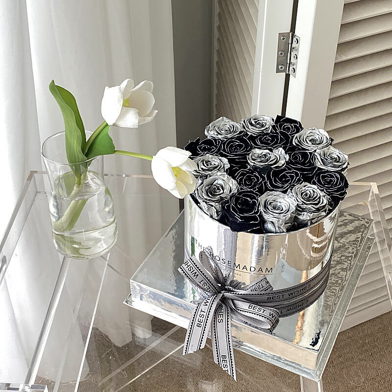 flowers in a box