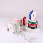 decorating for christmas with ribbon