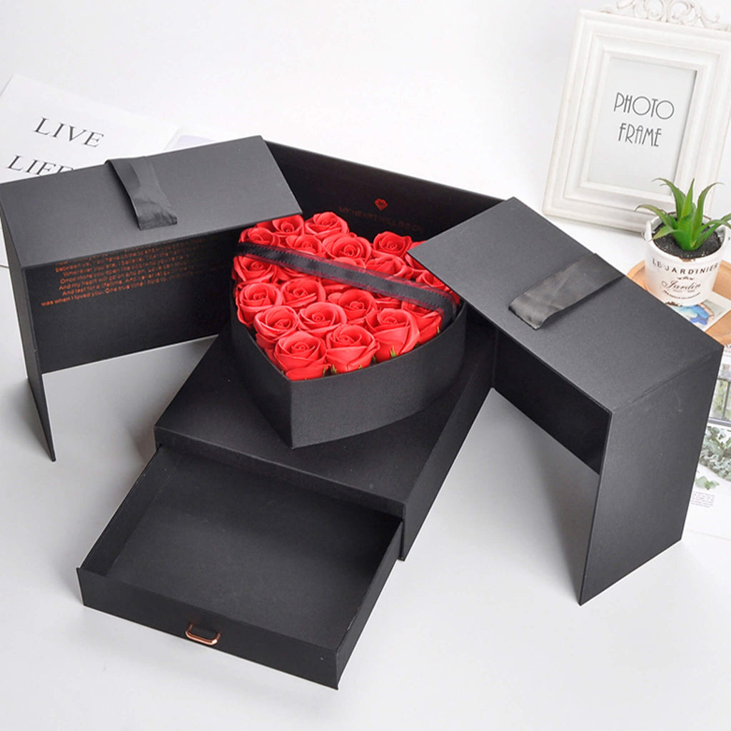 heart shape box for flowers
