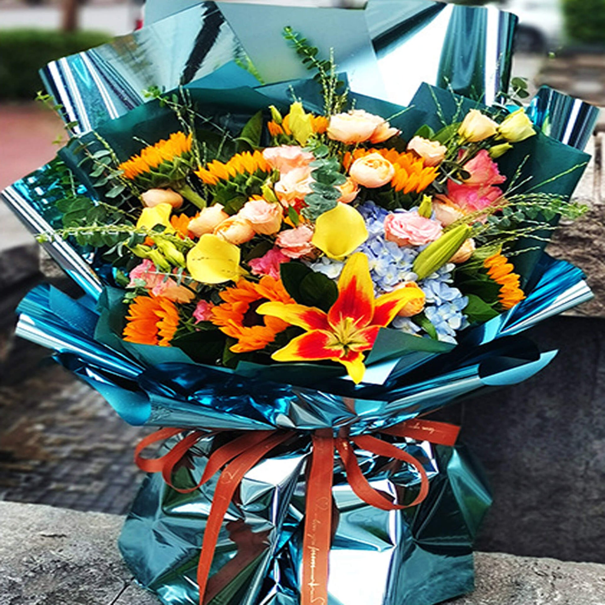 waterproof floral wrapping paper