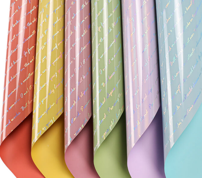 flower wrap paper