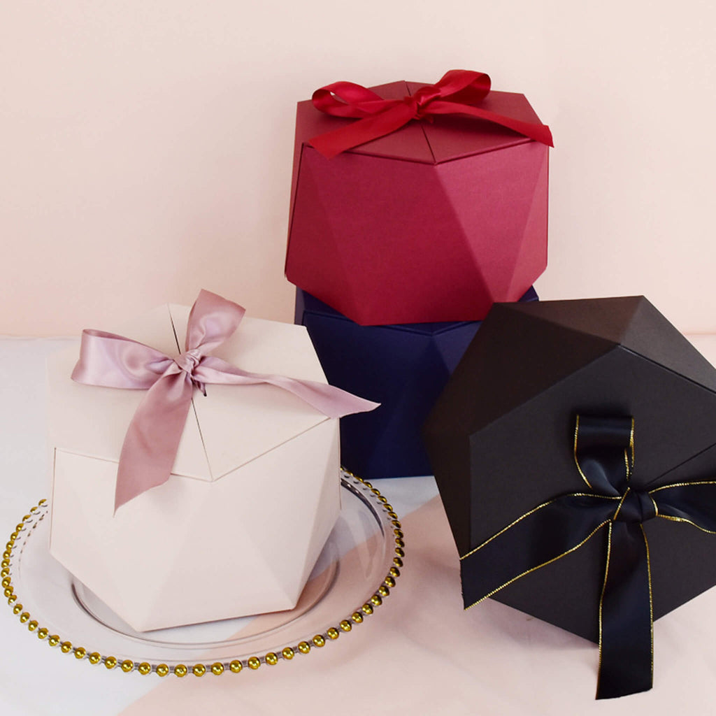 hexagon shaped box
