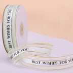 50 Yards Organza Chiffon Ribbon for Gift Wrapping Wedding Bouquet Crafts