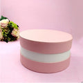 pink round box