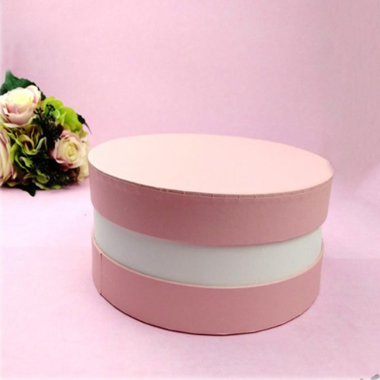 pink round box