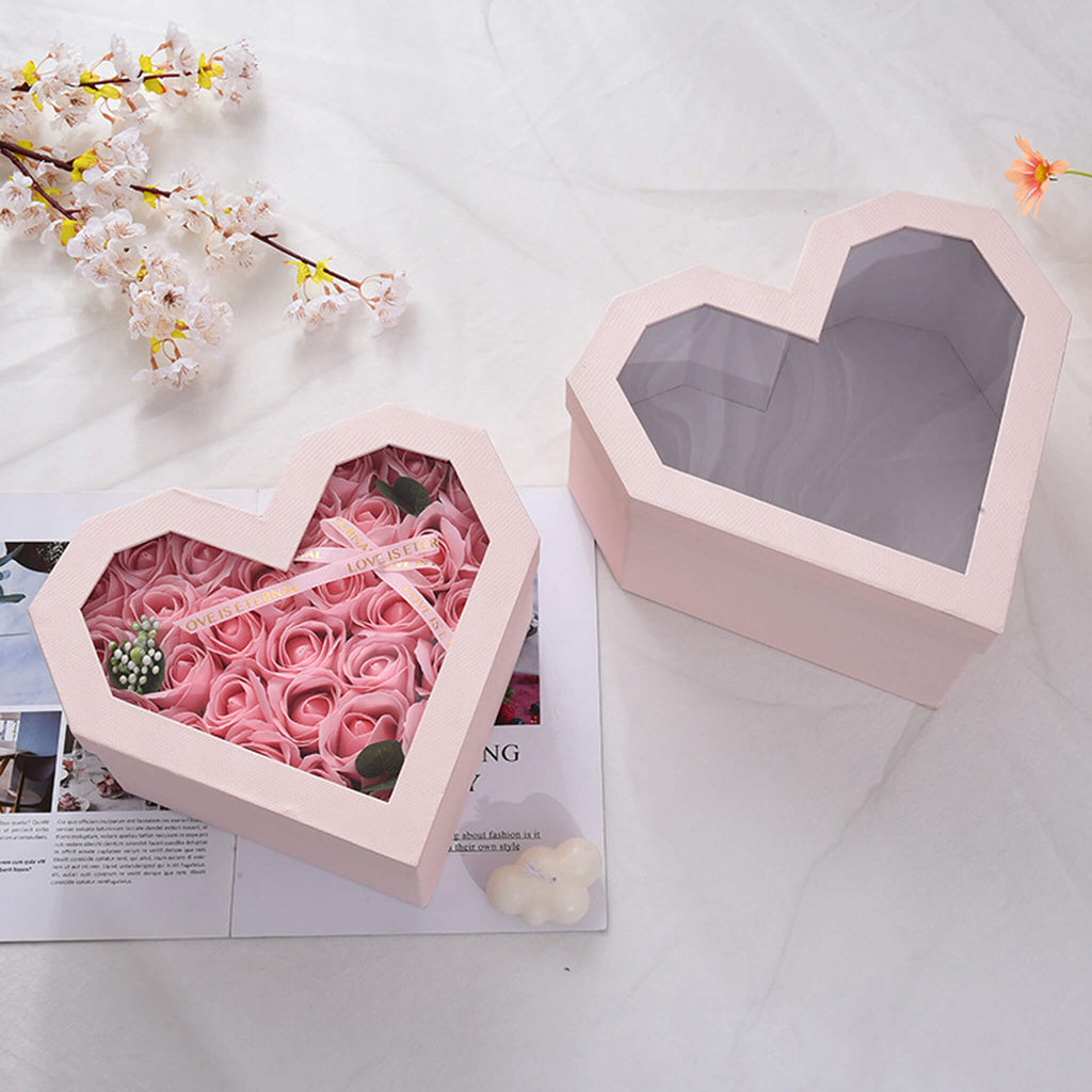 valentine's day flowers in a box