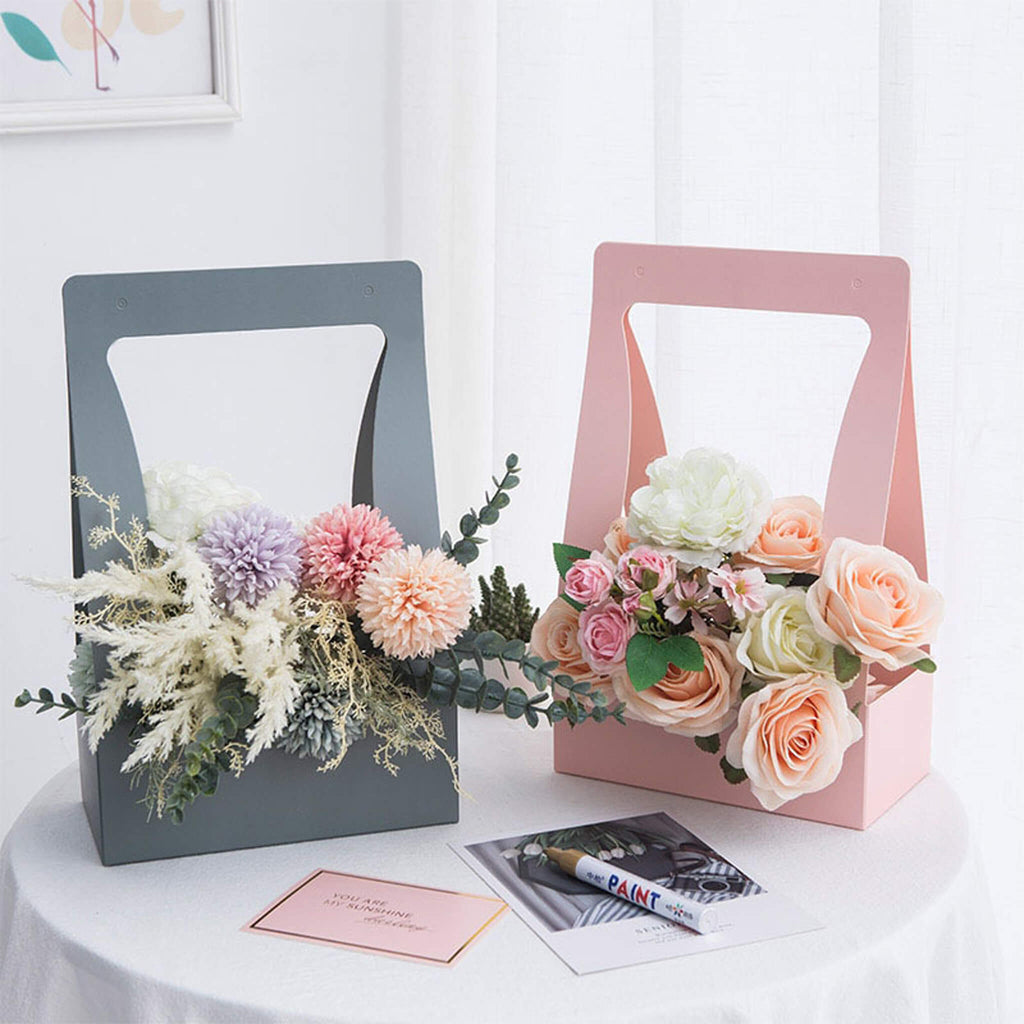 10pcs Flower Rose Bouquet Arrangement Paper Bags