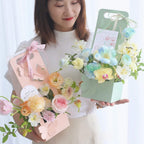 10 bolsas de papel para flores