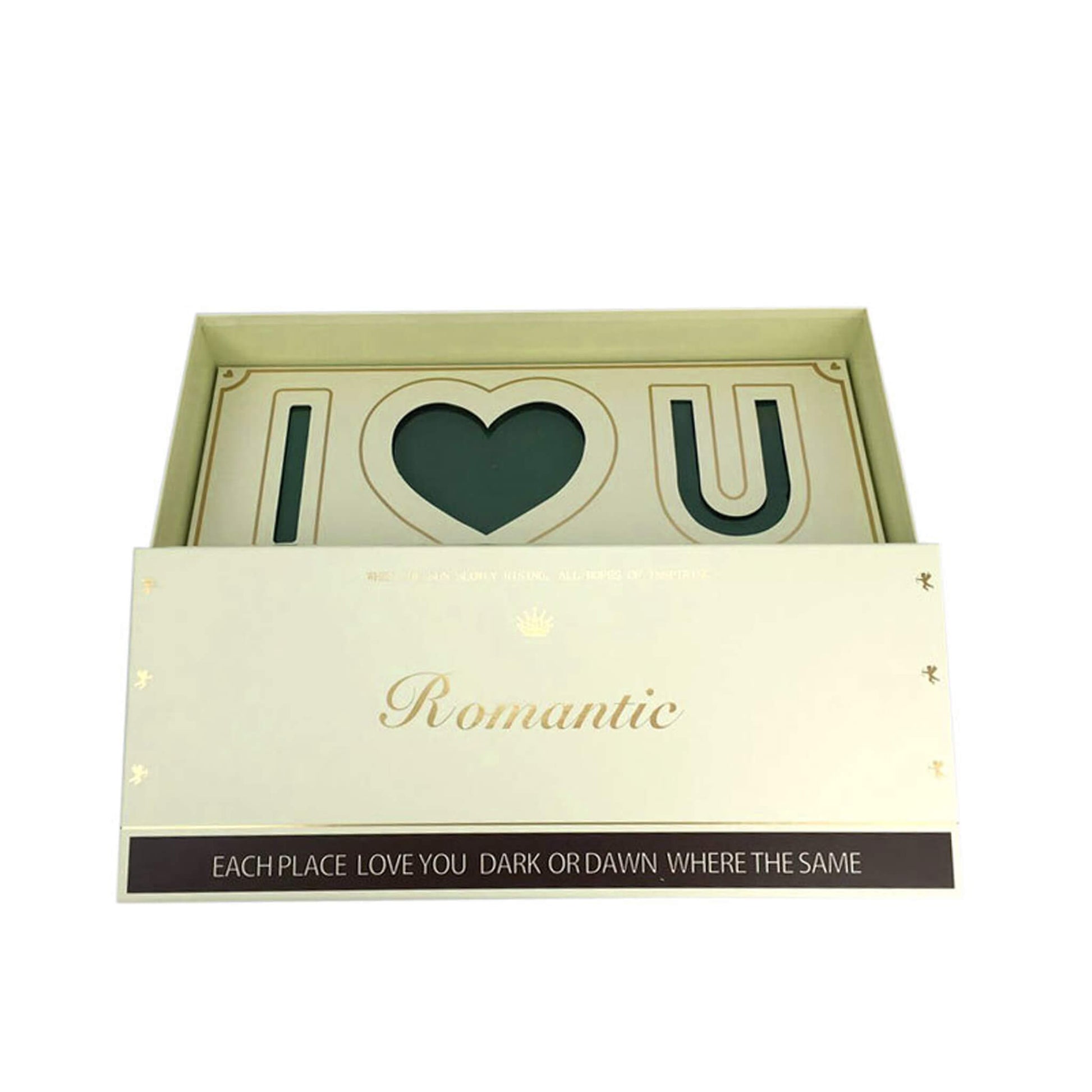 i love you flower box