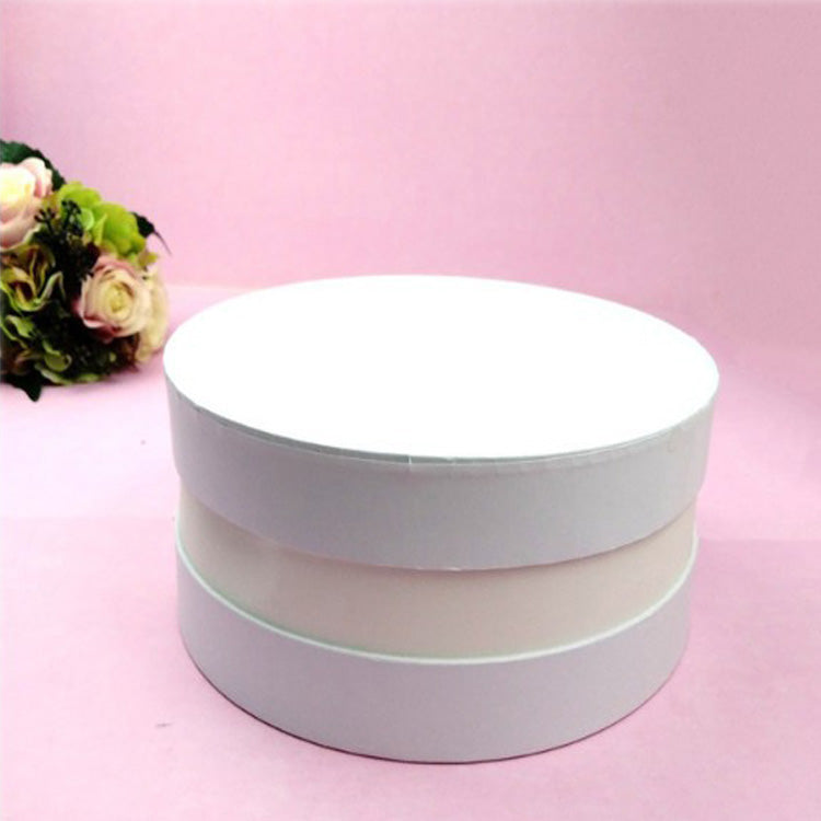 white round flower box