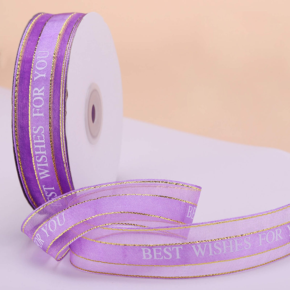 50 Yards Organza Chiffon Ribbon for Gift Wrapping Wedding Bouquet Crafts