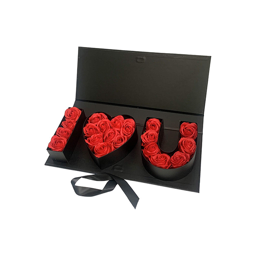 i love you flower box empty
